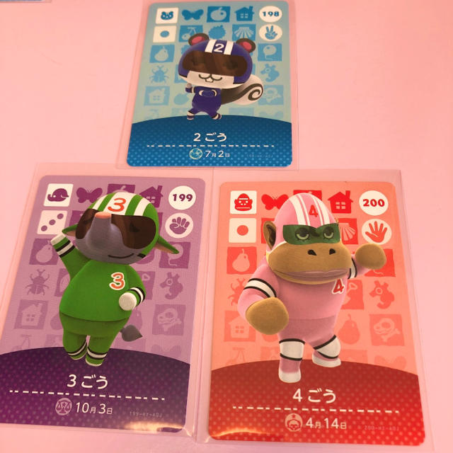 任天堂(ニンテンドウ)のamiiboカード 2ごう 3ごう 4ごう エンタメ/ホビーのトレーディングカード(その他)の商品写真