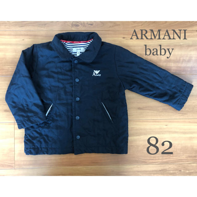 Armani(アルマーニ)のアルマーニベビー　アウター 82㎝　ネイビー キッズ/ベビー/マタニティのベビー服(~85cm)(ジャケット/コート)の商品写真