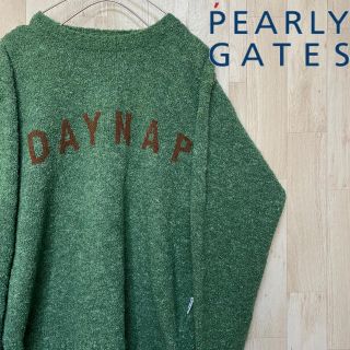 パーリーゲイツ(PEARLY GATES)の【パーリーゲイツ】DAYNAP/グリーン/ニットセーター(ニット/セーター)