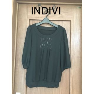 インディヴィ(INDIVI)のINDIVI シースルー カットソー ブラウス(シャツ/ブラウス(長袖/七分))