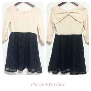 プライムパターン(PRIME PATTERN)のフロッキーワンピース♡プラパタ✳︎(ひざ丈ワンピース)