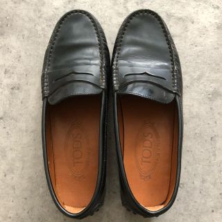 トッズ(TOD'S)のパン様専用　TOD'S ローファー ドライビングシューズ 35 1/2 黒(ローファー/革靴)