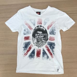 ライトオン(Right-on)のホワイト　Ｔシャツ　イギリス　イングランド　プリント　Lee Cooper M(Tシャツ/カットソー(半袖/袖なし))