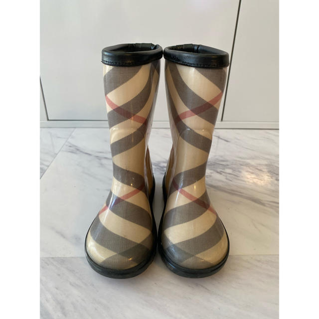 BURBERRY(バーバリー)のBurberry レインブーツ キッズ/ベビー/マタニティのキッズ靴/シューズ(15cm~)(長靴/レインシューズ)の商品写真