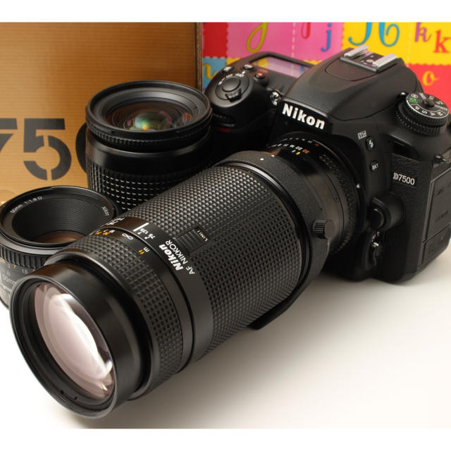 ✨満点の撮影体験✨ニコン  Nikon  D7500  ✨ダブル+単焦点レンズ