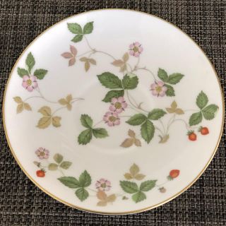 ウェッジウッド(WEDGWOOD)の【WEDGWOOD】ワイルドストロベリー　ソーサー(グラス/カップ)