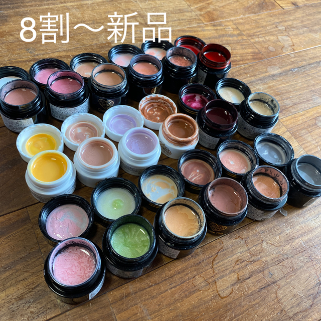 SHINY GEL(シャイニージェル)のグレーズジェル　40色セット　カラーチャートおまけ コスメ/美容のネイル(カラージェル)の商品写真