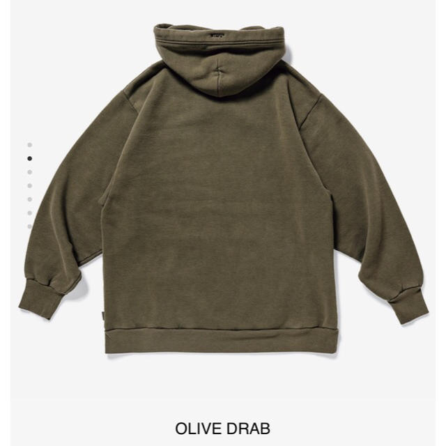 19aw WTAPS BLANK HOODED 01/SWEAT SHIRT M