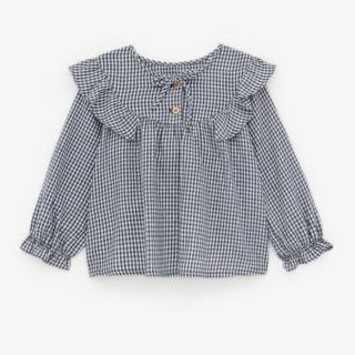 ザラキッズ(ZARA KIDS)のザラベビー ギンガムチェックブラウス(シャツ/ブラウス(長袖/七分))