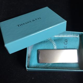 ティファニー(Tiffany & Co.)の美品 Tiffany ティファニー クラシック マネークリップ シルバー 925(マネークリップ)