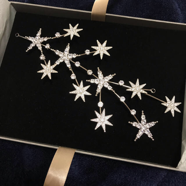 ヘッドドレス スター 星 キラキラ ヘアアクセサリー sweet ribbonの