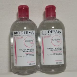 ビオデルマ(BIODERMA)の【2本セット】ビオデルマ　サンシビオ(Crealine)　H2O　D　500ml(クレンジング/メイク落とし)