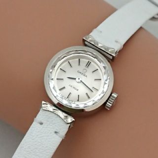 オメガ(OMEGA)のOH済 1970年製 オメガ デビル カットガラス レディース 手巻き 極美品(腕時計)