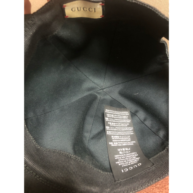 Gucci(グッチ)のGUCCI キャップ　ブラック　本日即決で10%OFF メンズの帽子(キャップ)の商品写真