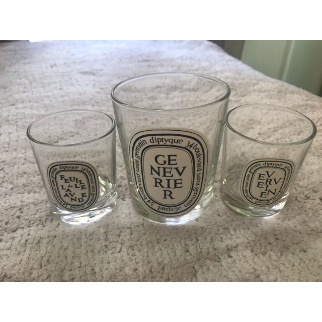 diptyque(ディプティック)のdiptyque キャンドル空きケース　3個セット コスメ/美容のリラクゼーション(キャンドル)の商品写真