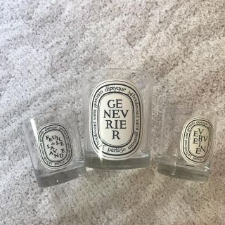 ディプティック(diptyque)のdiptyque キャンドル空きケース　3個セット(キャンドル)