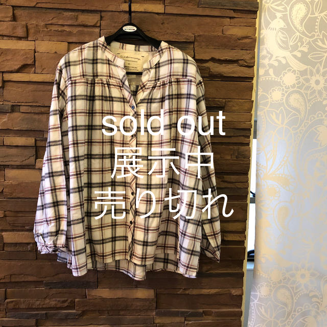 ネルＡラインシャツ　sold out、