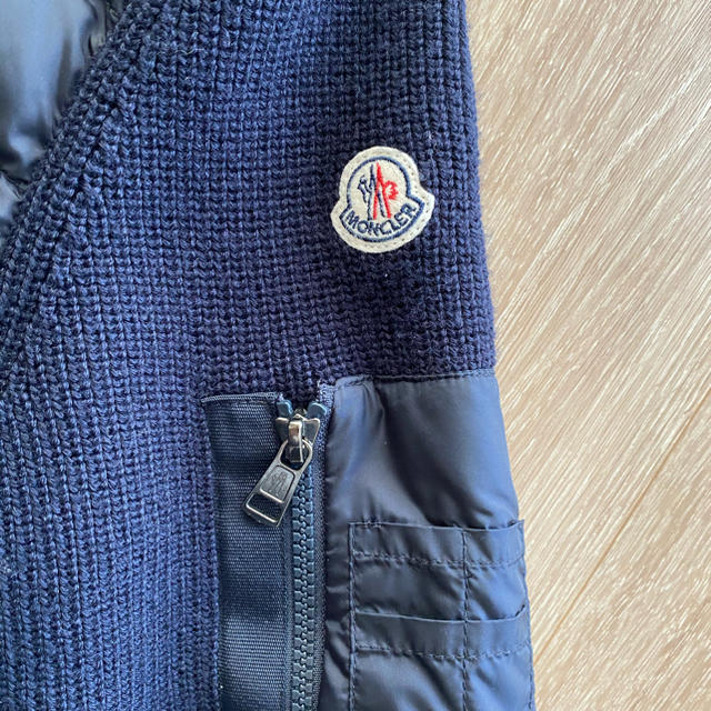 モンクレール　Moncler ニットダウン　サイズM ネイビー