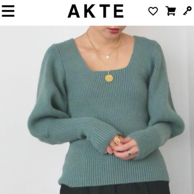 Ameri VINTAGE(アメリヴィンテージ)のAKTE ニットプルオーバー レディースのトップス(ニット/セーター)の商品写真