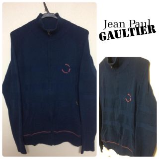 ジャンポールゴルチエ(Jean-Paul GAULTIER)のjean paul gaultier ゴルチエ ボーダー フルジップ ニット (ニット/セーター)