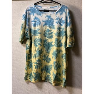 ザラ(ZARA)のZARA柄Tシャツ ザラ メンズ 大きいサイズ 花柄 ティーシャツ 夏 服 男性(Tシャツ/カットソー(半袖/袖なし))