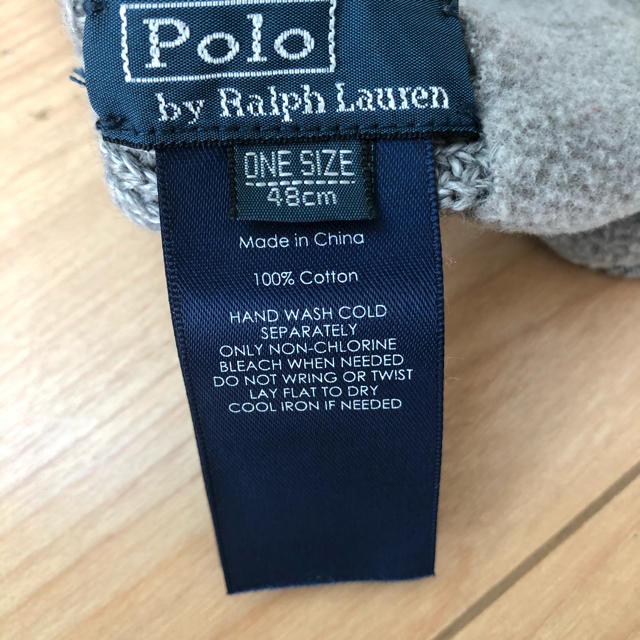 Ralph Lauren(ラルフローレン)のニット帽　Ralph Lauren 48㎝　美品 キッズ/ベビー/マタニティのこども用ファッション小物(帽子)の商品写真