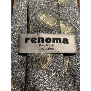 レノマ(RENOMA)の【renoma】美品　ネクタイ　高級感ある総柄(ネクタイ)