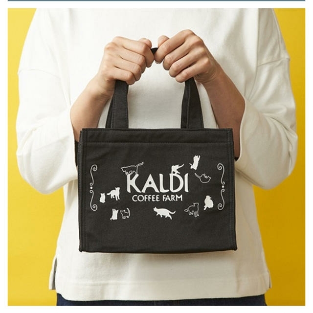 KALDI(カルディ)の【新品・未使用】ネコの日バッグ　中身無し レディースのバッグ(ハンドバッグ)の商品写真