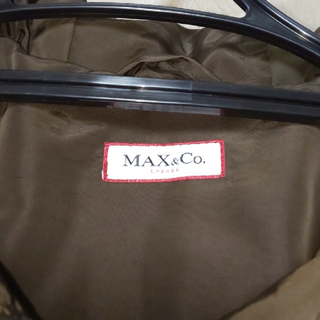 Max & Co.(マックスアンドコー)の限定値下げ　MAX＆Co ダウンジャケット ブラウン40 レディースのジャケット/アウター(ダウンジャケット)の商品写真