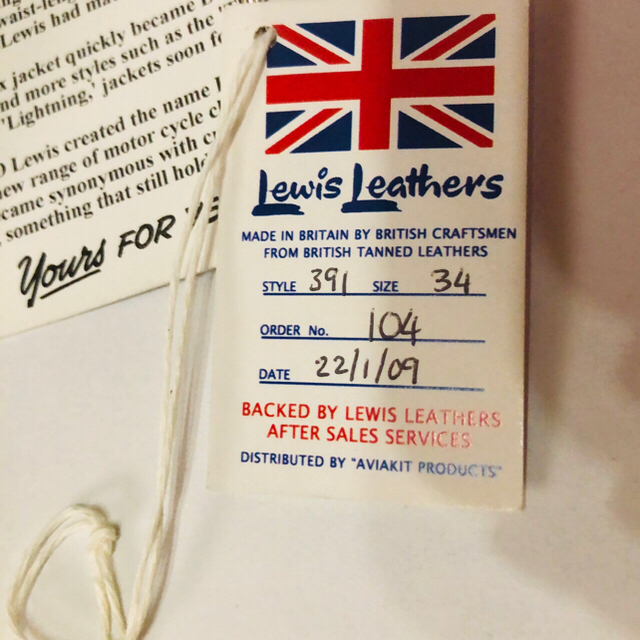 Lewis Leathers(ルイスレザー)のライトニング　レギュラーフィット 美品 メンズのジャケット/アウター(ライダースジャケット)の商品写真