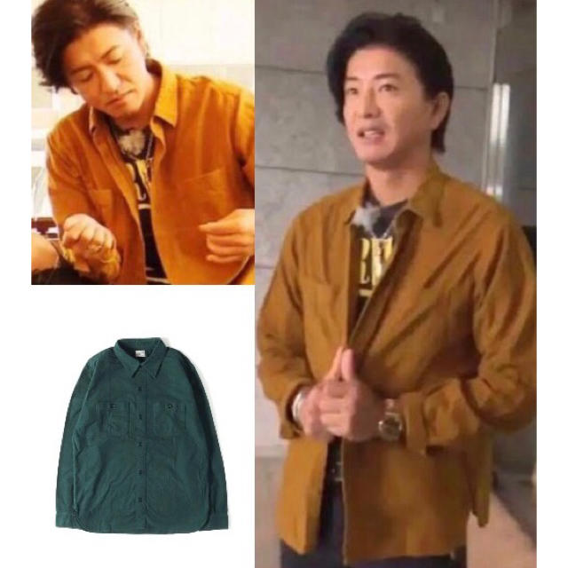 テンダーロイン T-LABOR SHIRT シャモア ネル シャツ　木村拓哉　M