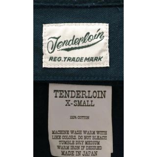 TENDERLOIN - キムタク着 テンダーロイン シャモアクロスシャツ ダーク