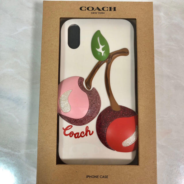 COACH - 新品 コーチ スマホケース オーバーサイズチェリー iPhone XR の通販 by おばちゃん's shop｜コーチならラクマ