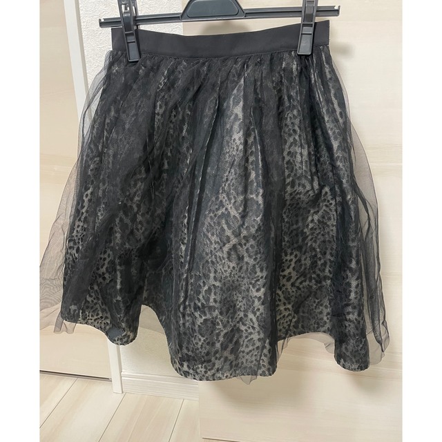 GRACE CONTINENTAL(グレースコンチネンタル)のレオパードタフタスカート レディースのスカート(ひざ丈スカート)の商品写真