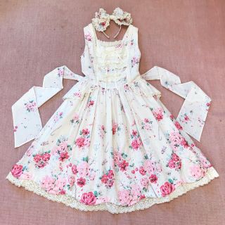 BABY SugarRoseCake柄JSK＋リボンカチューシャ | conceitopilatesbh.com