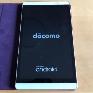 エヌティティドコモ(NTTdocomo)の【ジャンク品】docomo タブレット　d02-H(タブレット)