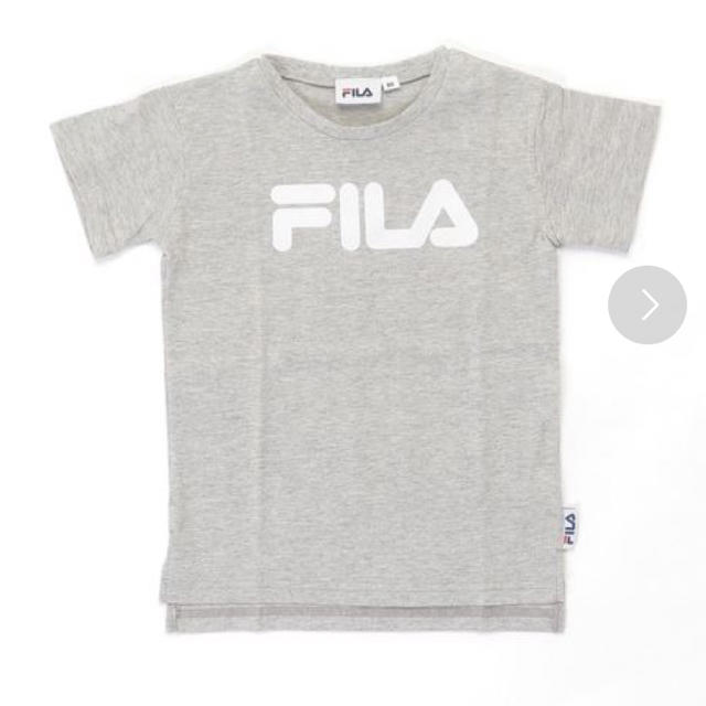 FILA(フィラ)のTシャツワンピ 110 グレー キッズ/ベビー/マタニティのキッズ服女の子用(90cm~)(ワンピース)の商品写真