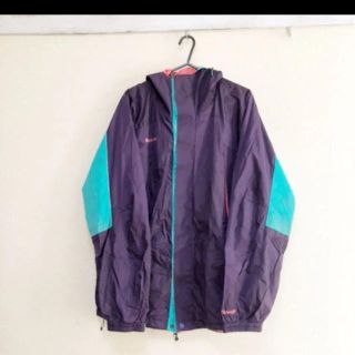 ザノースフェイス(THE NORTH FACE)のコロンビア ナイロンマウンテンパーカー パープル L(ナイロンジャケット)