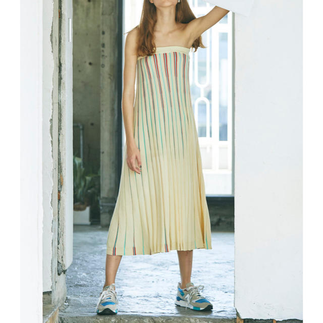 Mulch Stripe Maxi Knit Skirt レディースのスカート(ロングスカート)の商品写真