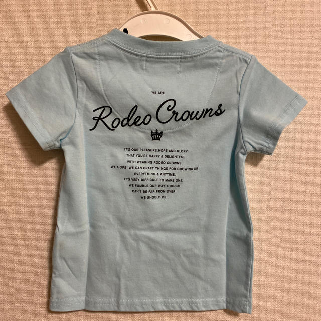 RODEO CROWNS WIDE BOWL(ロデオクラウンズワイドボウル)のロデオキッズ　XS キッズ/ベビー/マタニティのキッズ服男の子用(90cm~)(Tシャツ/カットソー)の商品写真