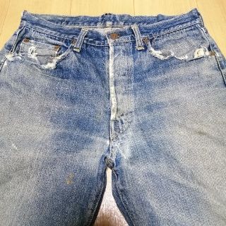 リーバイス(Levi's)の❗超希少❗デニム界のエラーコイン❗トップボタン銅 ❗40’sリーバイス501XX(デニム/ジーンズ)