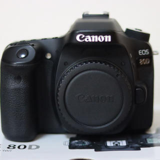 キヤノン(Canon)のCanon一眼レフカメラ 80D ボディ(デジタル一眼)