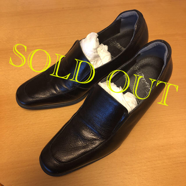代引不可 新品 未使用 FLYLONDON フライロンドン 黒革紐靴 サイズ36