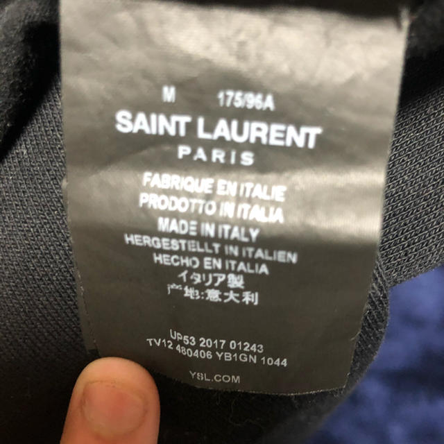 Saint Laurent(サンローラン)のサンローラン  ロゴTシャツ　　本日即決で10%OFF メンズのトップス(Tシャツ/カットソー(半袖/袖なし))の商品写真