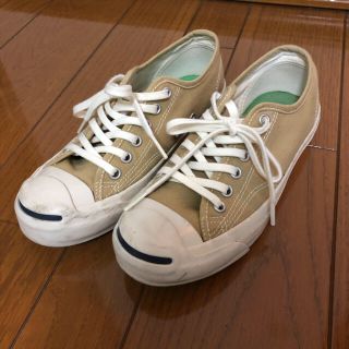 コンバース(CONVERSE)のconverse ジャックパーセル ベージュ(スニーカー)