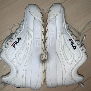 フィラ(FILA)のFILA 白 ダットスニーカー(スニーカー)