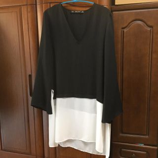 ザラ(ZARA)のZARA ザラ チュニック(シャツ/ブラウス(長袖/七分))