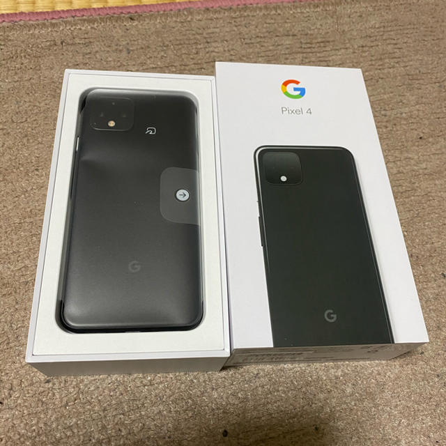 【新品未使用】Pixel4 64GB JustBlack【SIMロック解除済み】