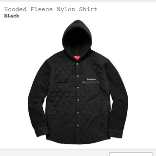 シュプリーム(Supreme)のSupreme 17AW hooded fleece nylon shirt(パーカー)