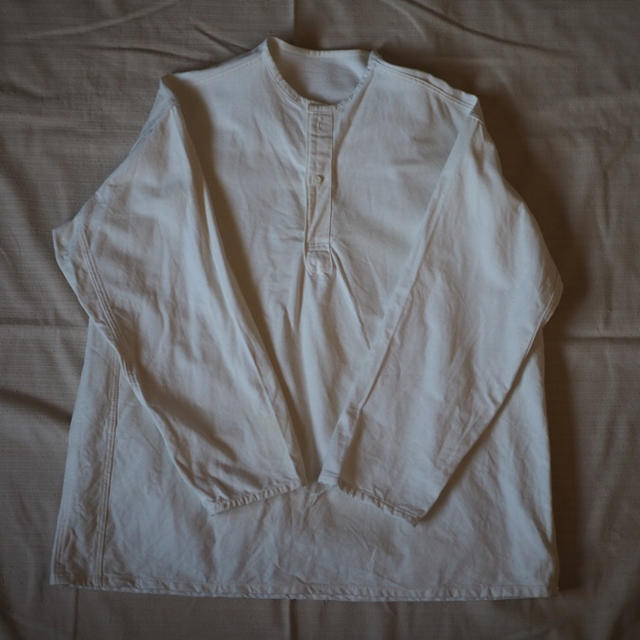 人気デザイナー 70's ロシア軍　スリーピングシャツ　デッドストック シャツ/ブラウス(長袖/七分)